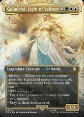 【サージ・Foil】(542)■ボーダーレス■《Galadriel, Light of Valinor》[LTC] 金R