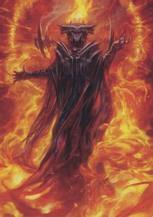 sauron the dark lord mtg card Sauron, the Dark Lord [821] [Ring Showcase] [The Lord of the Rings: Tales  of Middle-earth] [Surge Foil]  Face to Face Games