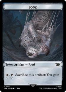 【Foil】(011)《食物トークン/Food Token》[LTR] 茶