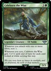 【Foil】(156)《賢者ケレボルン/Celeborn the Wise》[LTR] 緑U