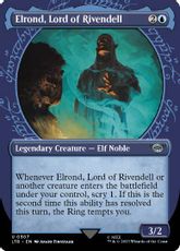 (307)■ショーケース■《裂け谷の王、エルロンド/Elrond, Lord of Rivendell》[LTR-BF] 青U