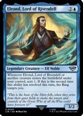 【Foil】(049)《裂け谷の王、エルロンド/Elrond, Lord of Rivendell》[LTR] 青U