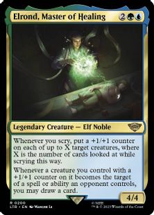 (200)《医術の大家、エルロンド/Elrond, Master of Healing》[LTR] 金R
