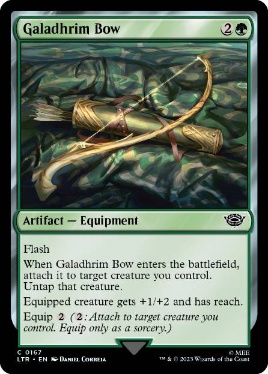 (167)《ガラズリムの弓/Galadhrim Bow》[LTR] 緑C