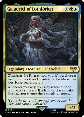 (206)《ロスロリアンのガラドリエル/Galadriel of Lothlórien》[LTR] 金R