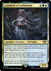 【Foil】(206)■プレリリース■《ロスロリアンのガラドリエル/Galadriel of Lothlórien》[LTR] 金R