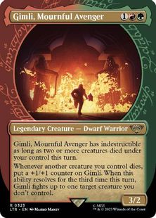 (323)■ショーケース■《死を悼む復讐者、ギムリ/Gimli, Mournful Avenger》[LTR-BF] 金R