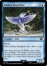 【Foil】(058)《イシリアンのカワセミ/Ithilien Kingfisher》[LTR] 青C