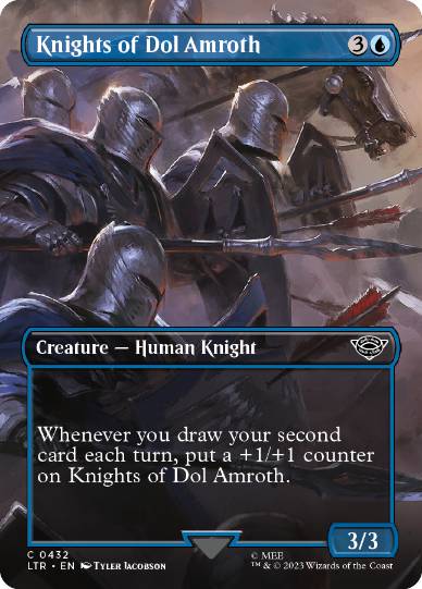 (432)■ボーダーレス■《ドル・アムロスの騎士/Knights of Dol Amroth》[LTR-BF] 青C