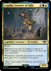 【Foil】(212)《打破数を競う者、レゴラス/Legolas, Counter of Kills》[LTR] 金U