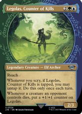 【Foil】(324)■ショーケース■《打破数を競う者、レゴラス/Legolas, Counter of Kills》[LTR-BF] 金U