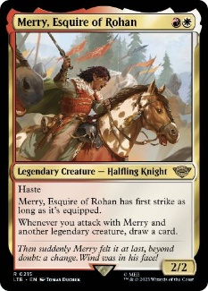 (215)《ローハン王家の小姓、メリー/Merry, Esquire of Rohan》[LTR] 金R