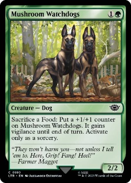 (180)《茸の番犬/Mushroom Watchdogs》[LTR] 緑C