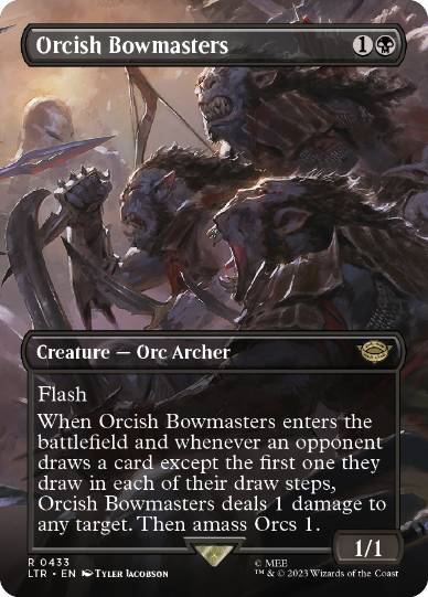 Foil】(433)□ボーダーレス□《オークの弓使い/Orcish Bowmasters