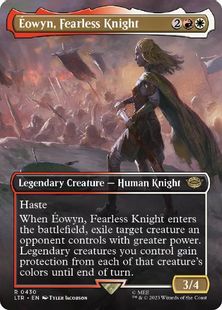 (430)■ボーダーレス■《恐れを知らぬ騎士、エオウィン/Éowyn, Fearless Knight》[LTR-BF] 金R