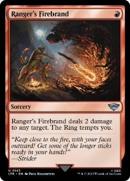 (143)《レンジャーの松明/Ranger's Firebrand》[LTR] 赤U