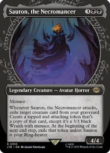 (310)■ショーケース■《死人占い師、サウロン/Sauron, the Necromancer》[LTR-BF] 黒R