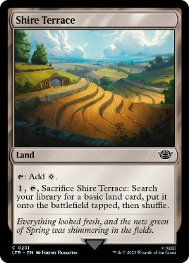 (261)《ホビット庄の段々畑/Shire Terrace》[LTR] 土地C