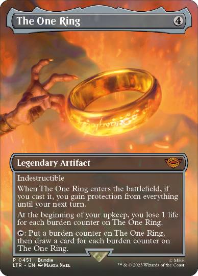 Foil】(451)□ボーダーレス□《一つの指輪/The One Ring》(Bundle