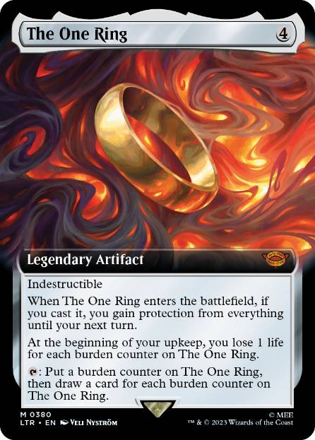 おもちゃ・ホビー・グッズMTG LTR 一つの指輪 サージFoil⑤