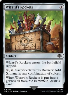(252)《魔法使の打ち上げ花火/Wizard's Rockets》[LTR] 茶C