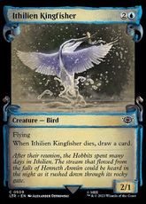 【銀幕・Foil】(509)■ショーケース■《イシリアンのカワセミ/Ithilien Kingfisher》[LTR-BF] 青C