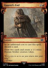 【銀幕・Foil】(592)■ショーケース■《反目の終わり/Quarrel's End》[LTR-BF] 赤C