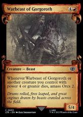 【銀幕・Foil】(603)■ショーケース■《ゴルゴロスの戦獣/Warbeast of Gorgoroth》[LTR-BF] 赤C