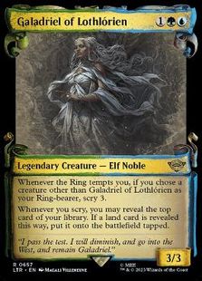 (657)■ショーケース■《ロスロリアンのガラドリエル/Galadriel of Lothlórien》[LTR-BF] 金R