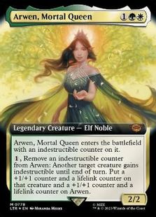 サージ・Foil】(778)□拡張アート□《人の子の女王、アルウェン/Arwen 