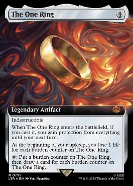 MTG LTR 一つの指輪 拡張アート サージfoil英語版サージfoil