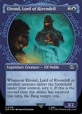 【サージ・Foil】(799)■ショーケース■《裂け谷の王、エルロンド/Elrond, Lord of Rivendell》[LTR-BF] 青U