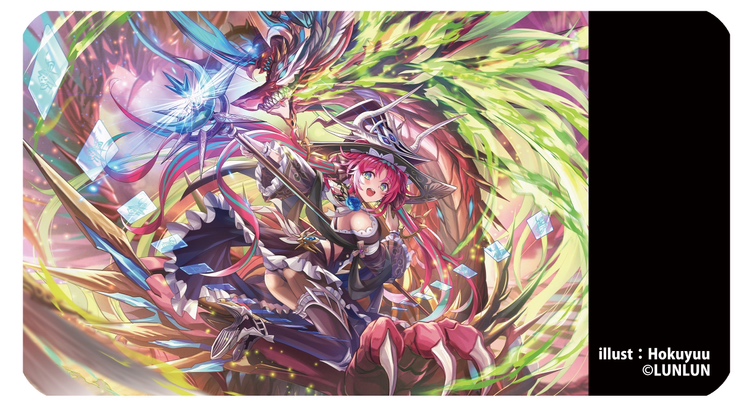 直筆サイン！】MTG 大熊まい プレイマット LUNLUN 直筆サイン！】MTG