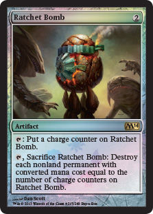 【Foil】《漸増爆弾/Ratchet Bomb》(BOXプロモ)[M14-P] 茶R
