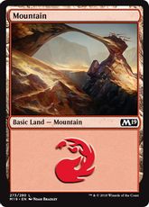 【Foil】(273)《山/Mountain》[M19] 土地