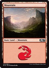 【Foil】(275)《山/Mountain》[M19] 土地