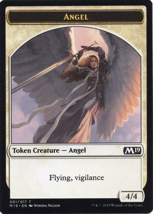 (001)《天使トークン/Angel token》[M19] 白