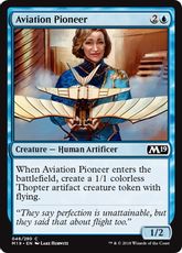 【Foil】《飛行の先駆者/Aviation Pioneer》[M19] 青C