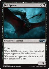 【Foil】《不吉な死霊/Fell Specter》[M19] 黒U