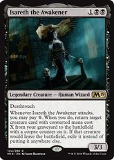 【Foil】■プレリリース■《呼び覚ます者イザレス/Isareth the Awakener》[M19-PRE] 黒R