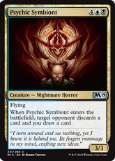 【Foil】《心理共生体/Psychic Symbiont》[M19] 金U