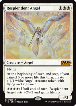 《輝かしい天使/Resplendent Angel》[M19] 白R
