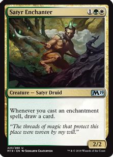 《サテュロスの結界師/Satyr Enchanter》[M19] 金U
