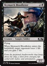 【Foil】《流血の空渡り/Skymarch Bloodletter》[M19] 黒C