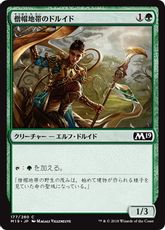 【Foil】《僧帽地帯のドルイド/Druid of the Cowl》[M19] 緑C