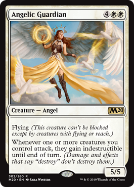 《天使の守護者/Angelic Guardian》[M20] 白R