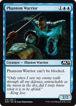 《幻影の戦士/Phantom Warrior》[M20] 青C