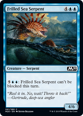 《大襞海蛇/Frilled Sea Serpent》[M20] 青C