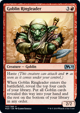 ゴブリンの首謀者/Goblin Ringleader》[M20] 赤U | 日本最大級 MTG通販 