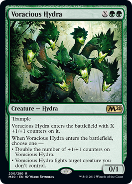 Foil】《大食のハイドラ/Voracious Hydra》[M20] 緑R | 日本最大級 MTG 